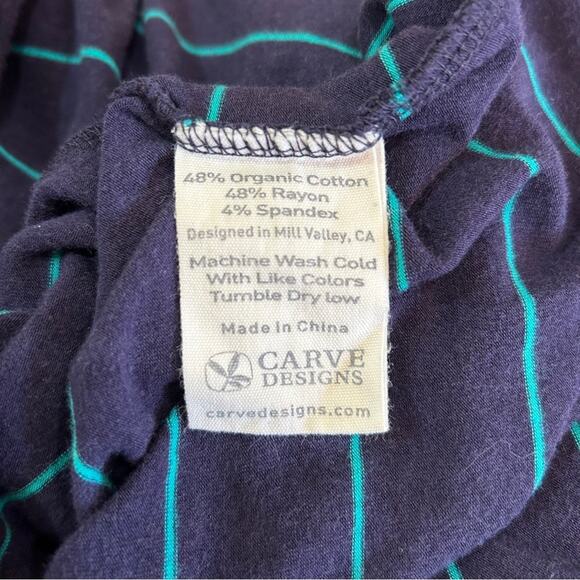 Carve Designs Blue Jersey Meadow Dress - Picture 4 of 6